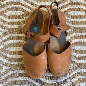 Vohdea Women's Tan Leather Sandals